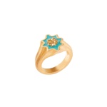 Anello chevalier fiore di Fico d'India piccolo