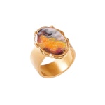 Anello fronde d’Ulivo al tramonto
